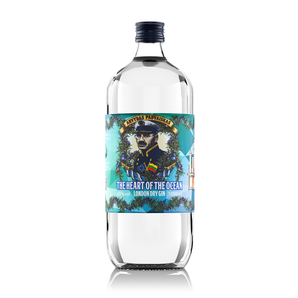 ,,Vandenyno širdis" džinas 1000 ml.